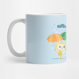 Rainy Day Kitty Cats Mug